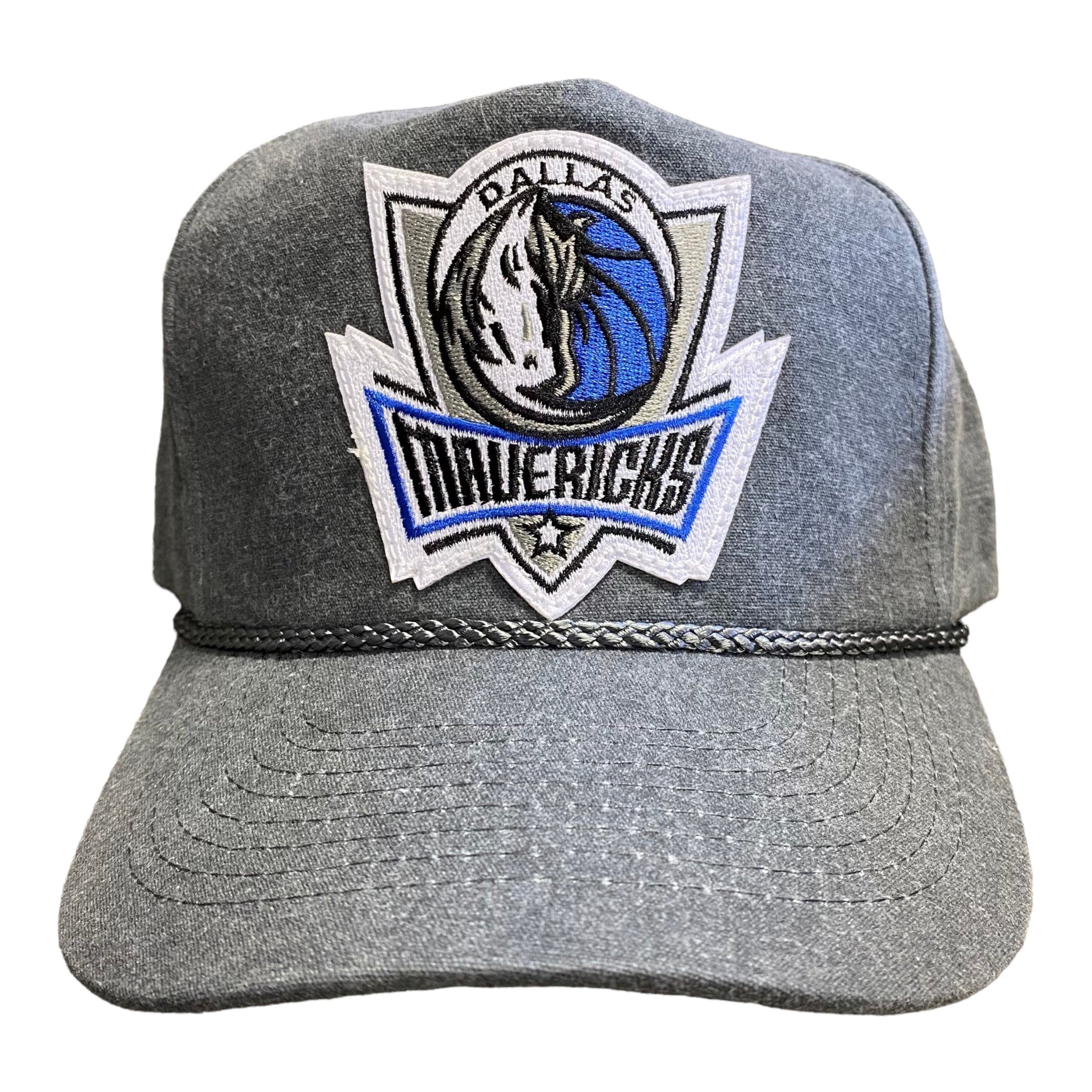 NWS Vintage Dallas Mavericks NBA Logoman New Era 59fifty Pinwheel
