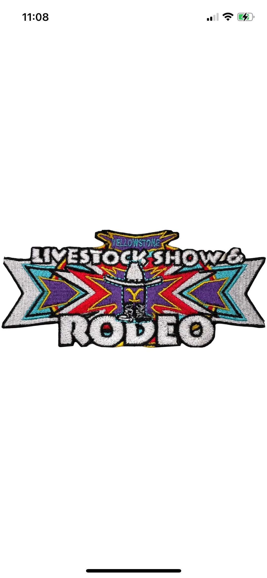 Yellowstone Rodeo Livestock Show Sew on Patch 2.5x5.5 - Etsy