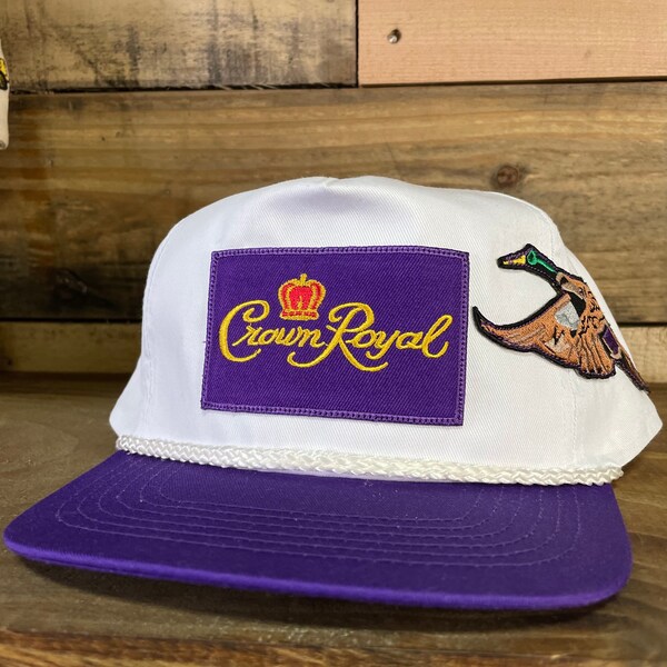 Crown Royal Mallard 2 tone SnapBack hat cap