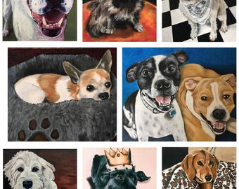 SALE!! 11”x14” oil on canvas pet portrait