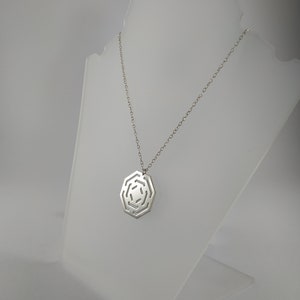 Sterling Silver Minimalist Open Triangle Geometric Pendant Sterling Silver Minimalist Open Triangle Geometric Pendant