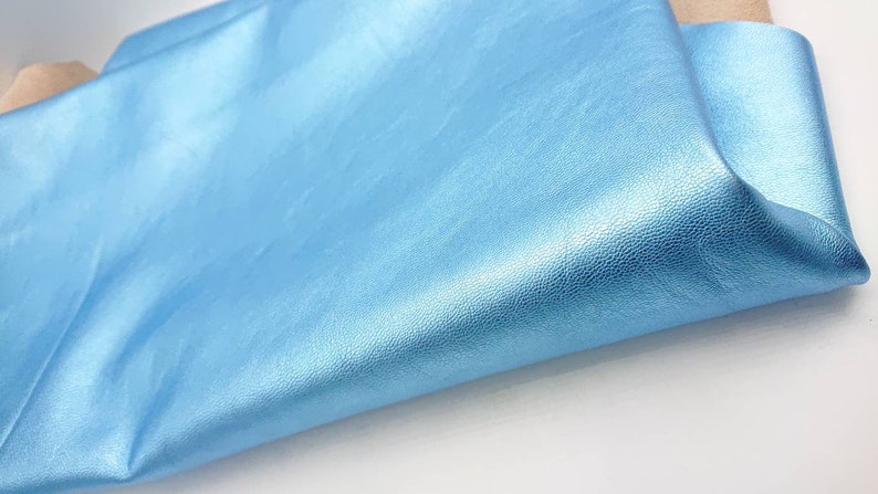 color sky Genuine leather skin
