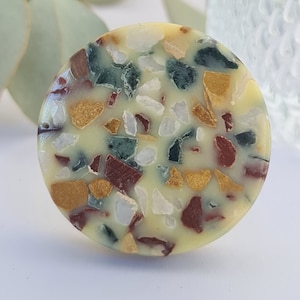 Australia Star SellerRound Terrazzo Resin Cabinet Knobs Door Knobs Furniture Drawer Bedside Cabinet Kitchen Hamptons Luxe coastal Navy