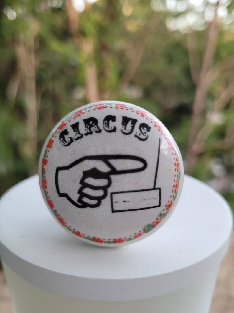 SALE SALE SALE Ceramic and Metal knobs handles Handmade Post from Australia Circus