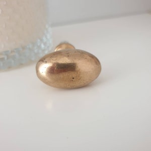 Solid Brass Gold Knob, Nursery Knob, Rustic Themed Knob, Decorative Drawer or Cabinet Pull, Furniture Handle, Baby nurserynursery