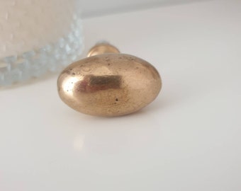 Solid Brass Gold Knob, Nursery Knob, Rustic Themed Knob, Decorative Drawer or Cabinet Pull, Furniture Handle, Baby nurserynursery