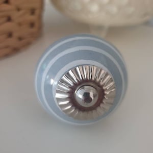Australia Star Seller1x Ceramic Knobs Grey Selection Round Ceramic Porcelain Door Knobs Furniture Drawer Bedside Cabinet Kitchen