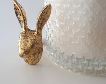 Gold Brass Knobs: Animal Decor - Drawer, Cabinet, Bedside
