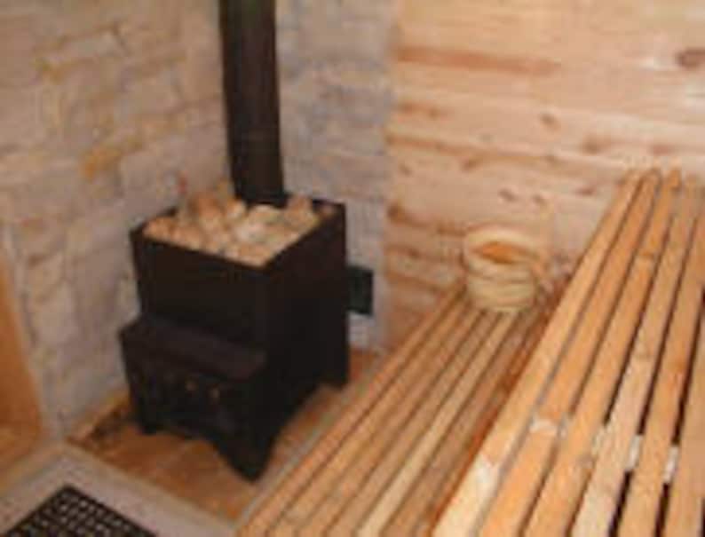 Sauna Stove Wood Burning Build It Yourself Plans. Welding Etsy