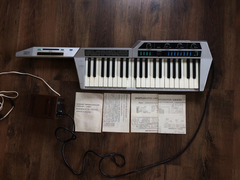 Keytar Formanta mini. Vintage eightvoice keyboard synthesizer Etsy