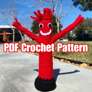 Inflatable Tube Man Crochet Pattern (Digital PDF File)