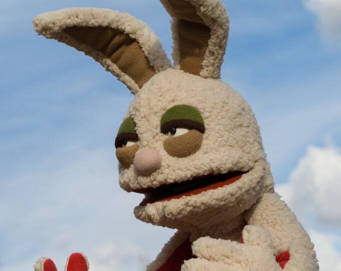 Handmade Ventriloquist Dummy Furry Rabbit Monster Professional Etsy