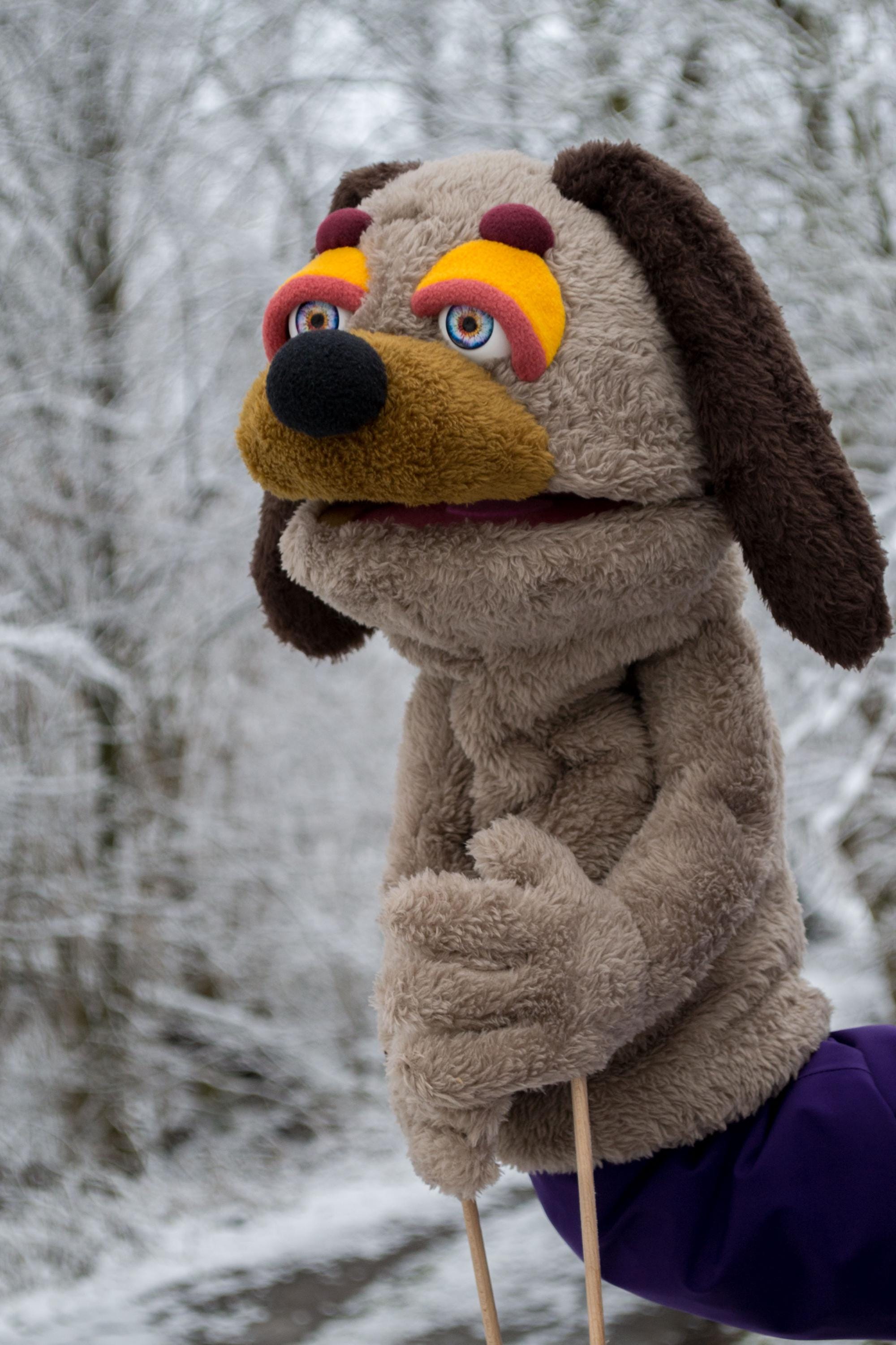 Dog Puppet Pattern: Foam & Fleece Round Head (PDF Digital Download) - Etsy