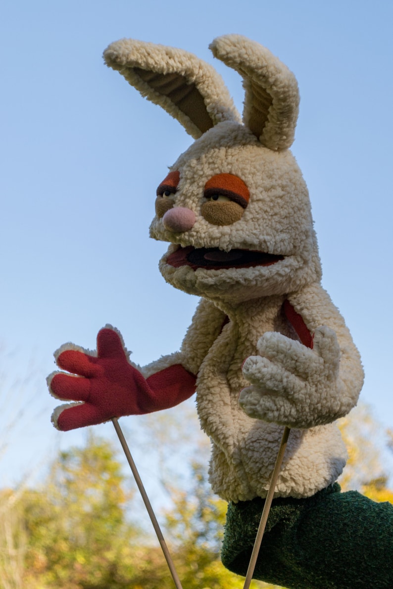 Handmade Ventriloquist Dummy Furry Rabbit Monster Professional Etsy
