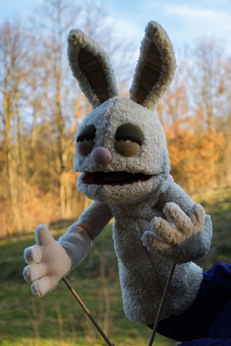 Handmade Ventriloquist Dummy Furry Rabbit Monster Professional Etsy