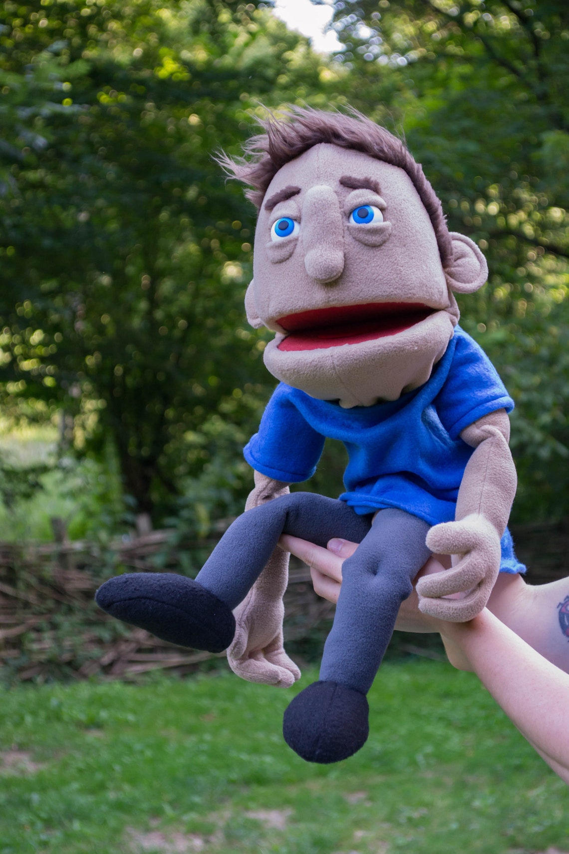 Full body Professional Hand Puppet Ventriloquist Dummy Etsy