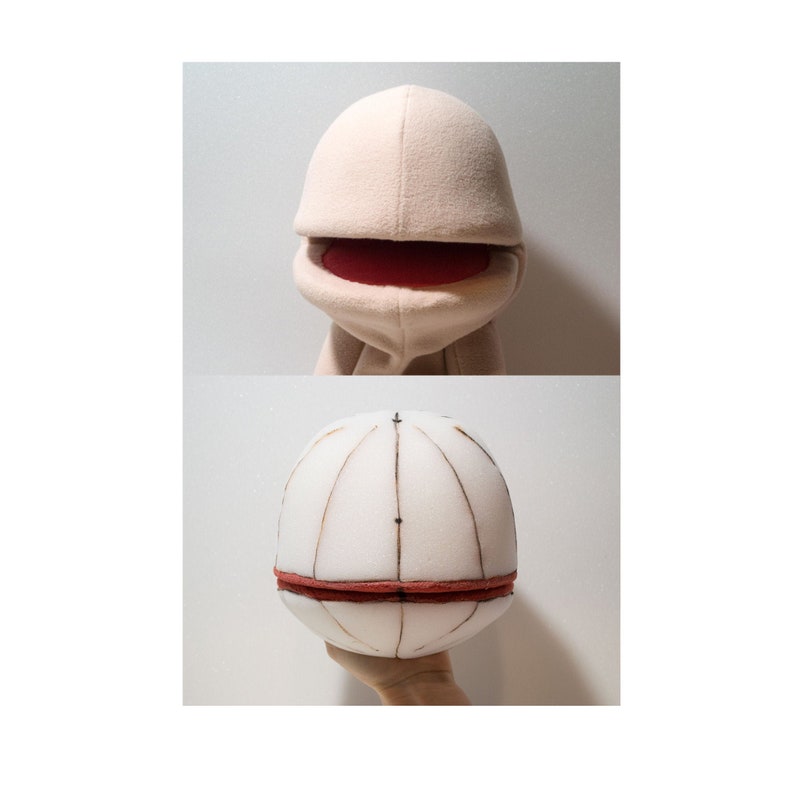 Half Body Round Head Puppet Pattern Complete Foam Fleece Etsy
