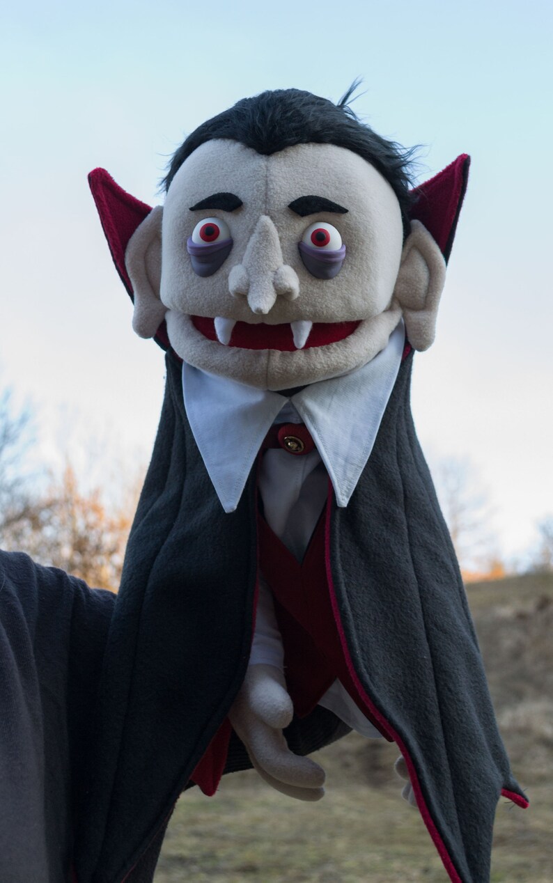 Dracula Vampire Professional Hand Puppet | Etsy