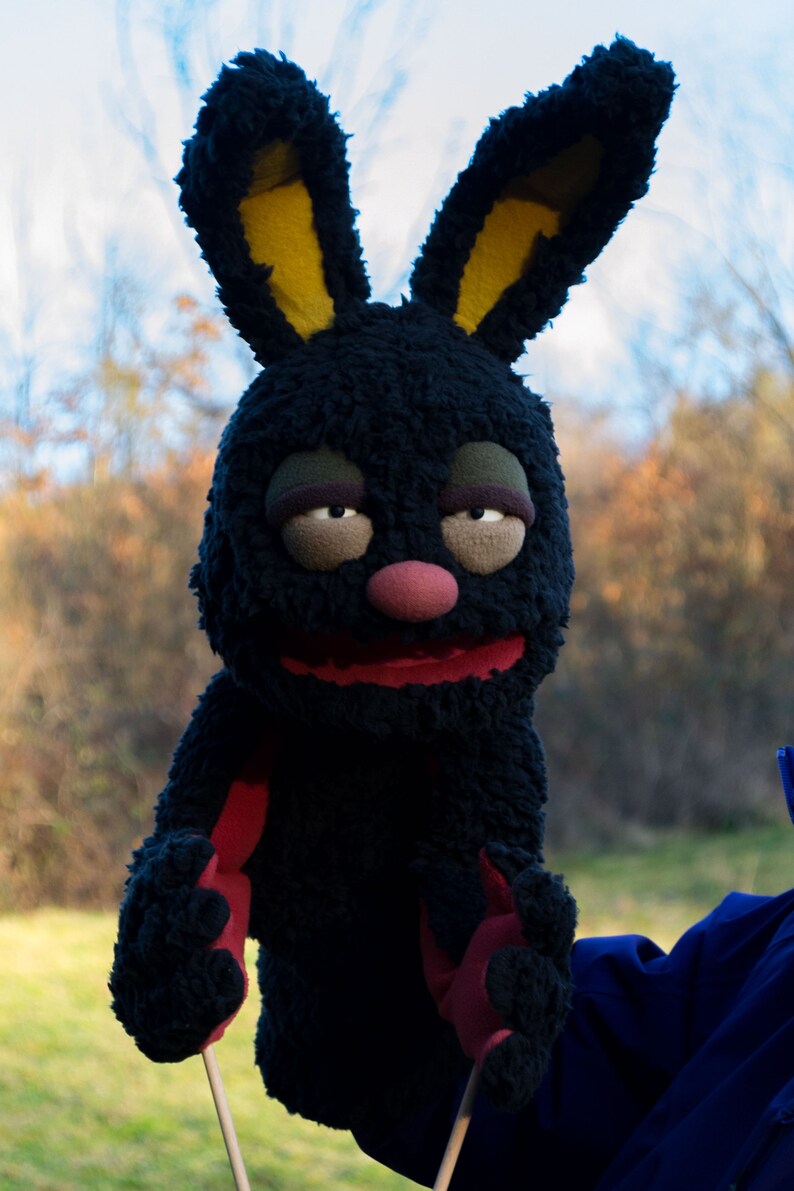Handmade Ventriloquist Dummy Furry Rabbit Monster Professional Etsy