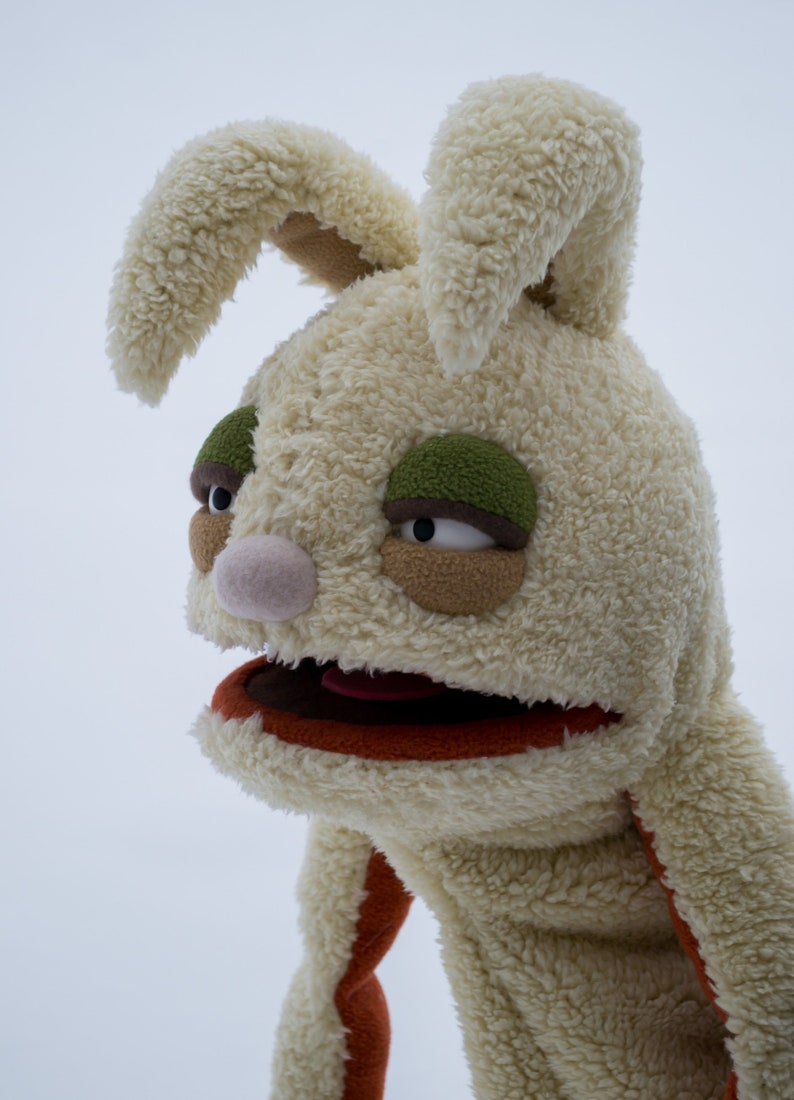 Handmade Ventriloquist Dummy Furry Rabbit Monster Professional Etsy