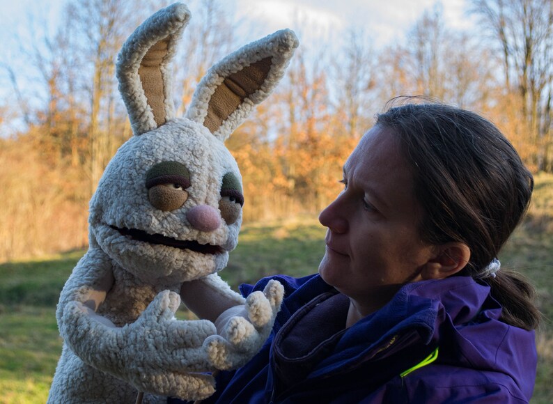 Handmade Ventriloquist Dummy Furry Rabbit Monster Professional Etsy