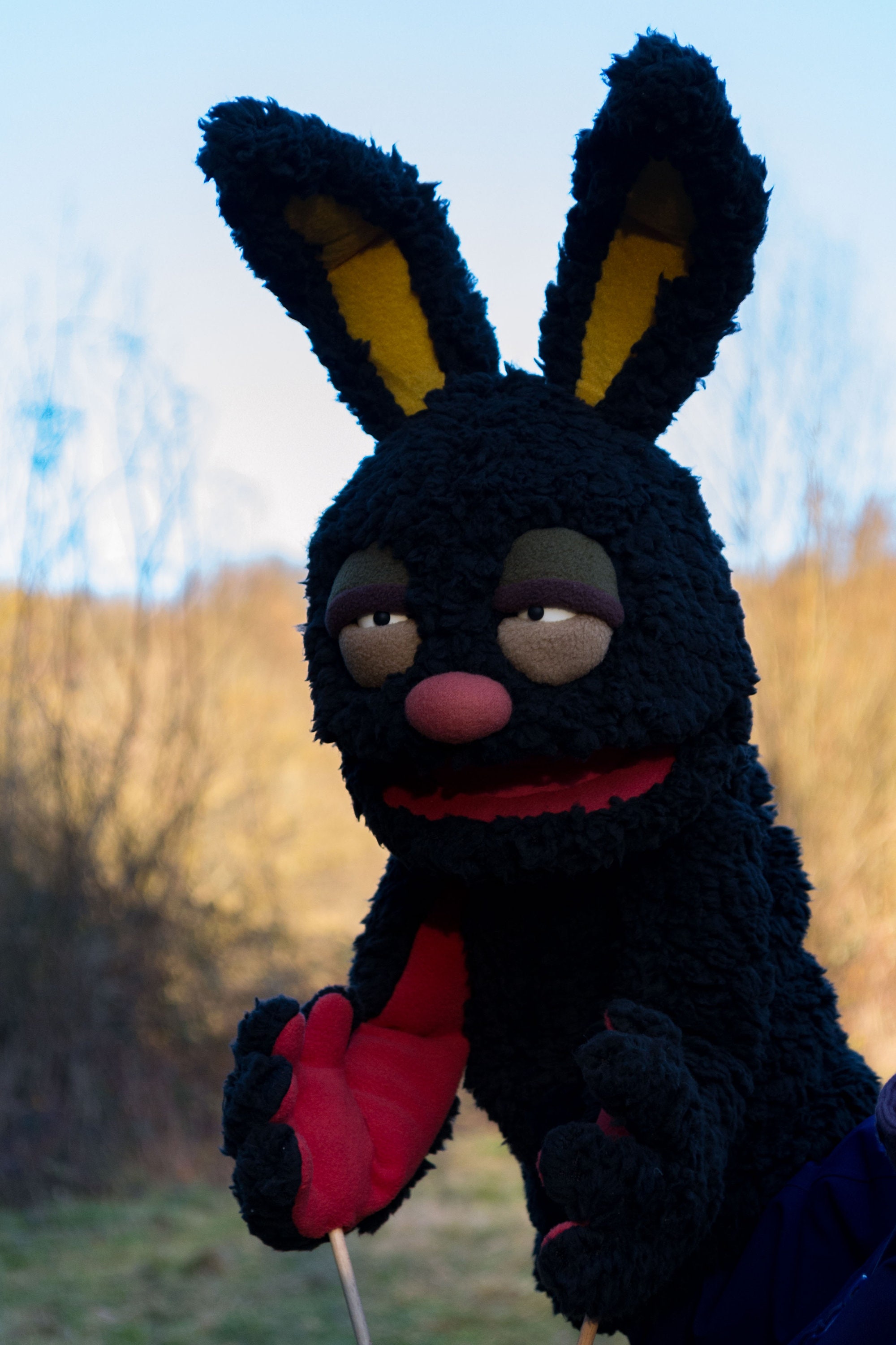 Handmade Ventriloquist Dummy Furry Rabbit Monster Professional Etsy