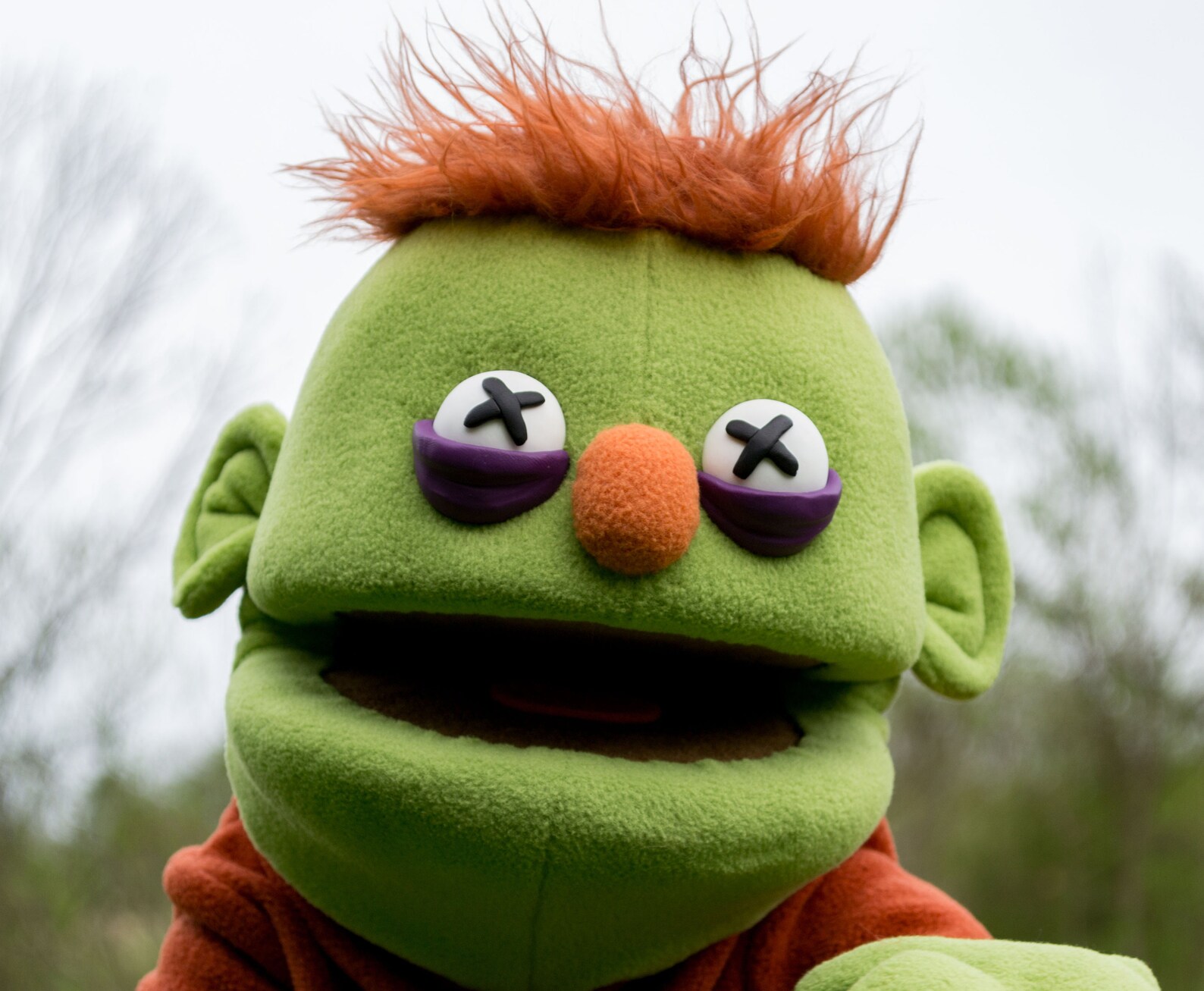 Zombie Professional Hand Puppet OOAK Etsy