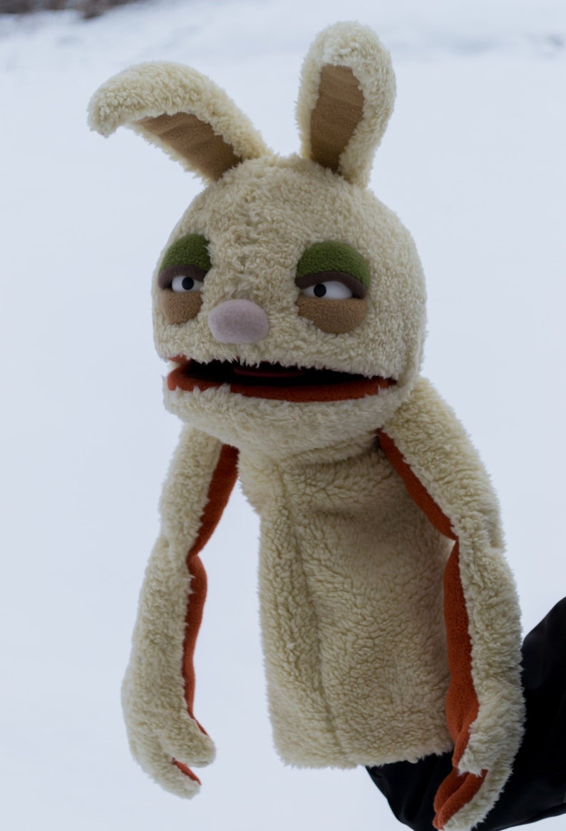 Handmade Ventriloquist Dummy Furry Rabbit Monster Professional Etsy
