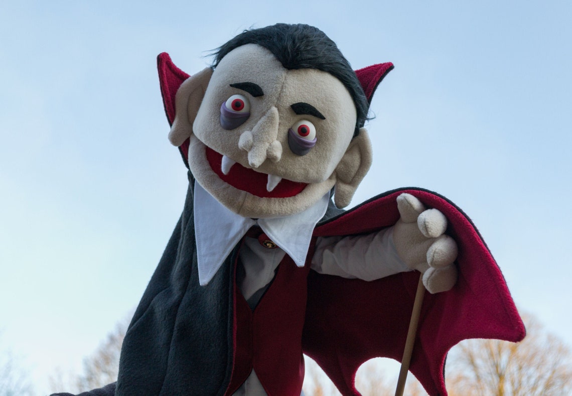 Dracula Vampire Professional Hand Puppet Etsy