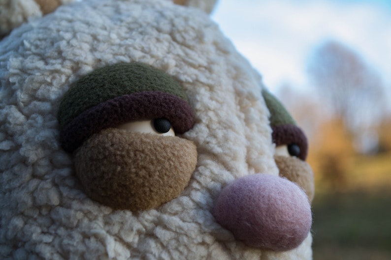 Handmade Ventriloquist Dummy Furry Rabbit Monster Professional Etsy