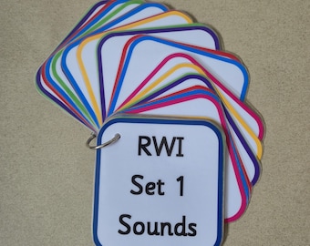 Read Write Inc (RWI) Set 1 Sounds Flashcards, Phonics, EYFS, Literacy, Teaching Resource, First Sounds