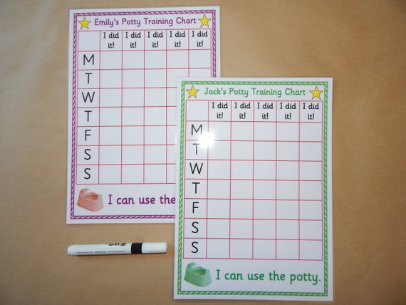 Homemade Potty Training Chart