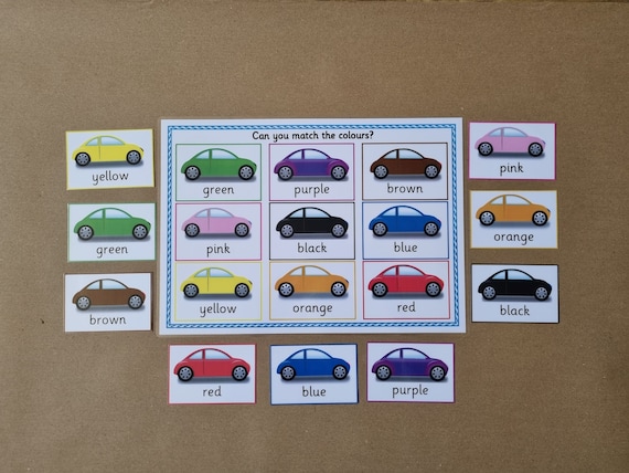 Colour Matching Game - Early Learning, EYFS, SEN, Toddlers, Learn Colours, Teaching Resource, Colour recognition, Educational