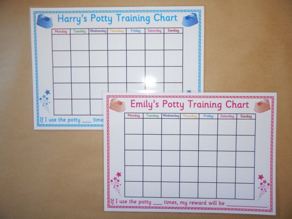 Homemade Potty Training Reward Chart