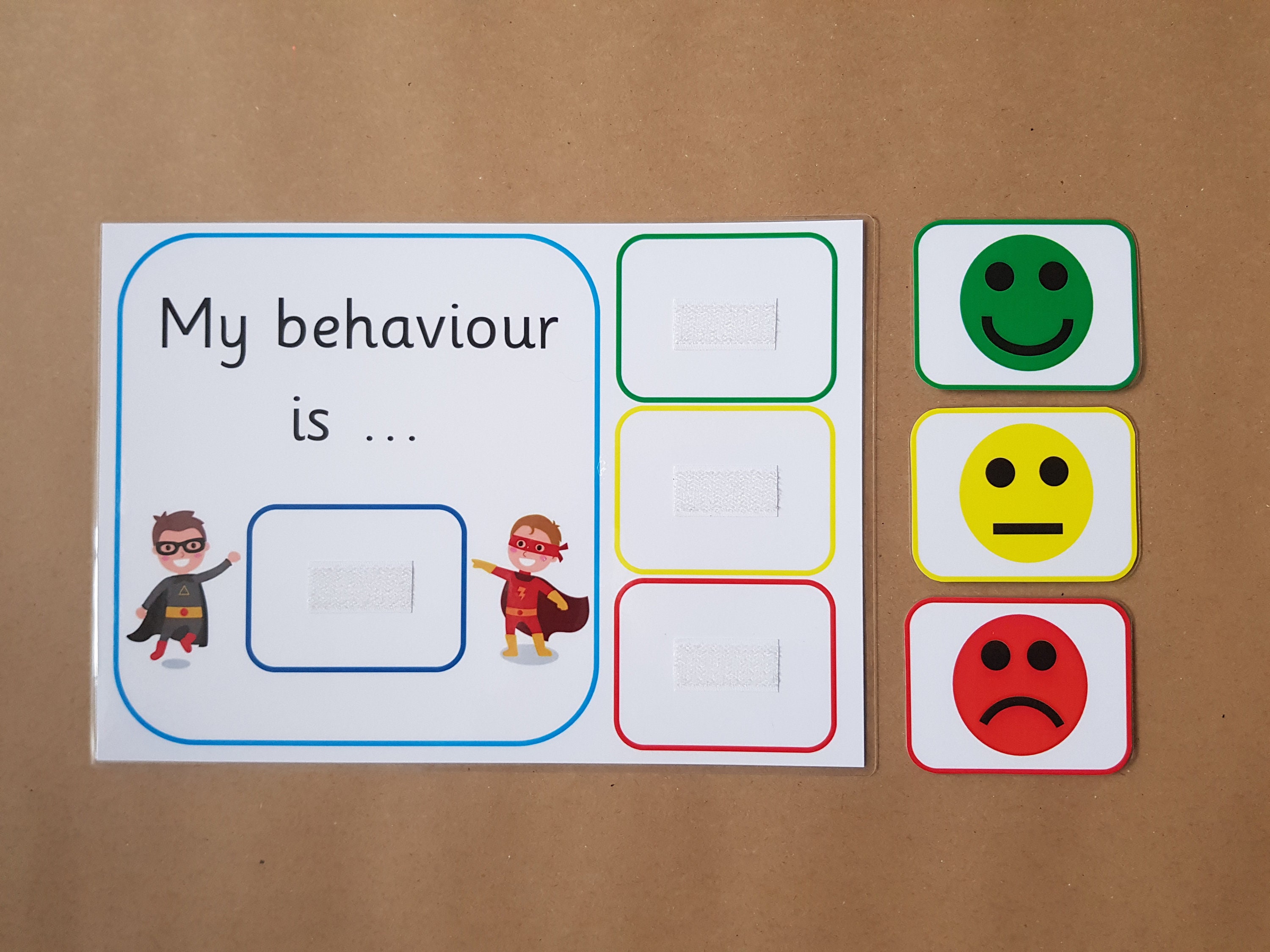 Eyfs Good Behaviour Children's Behaviour Chart, Superhero Reward Chart, Traffic Lights ...