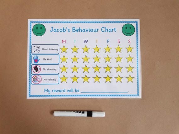 Laminated Reward Chart