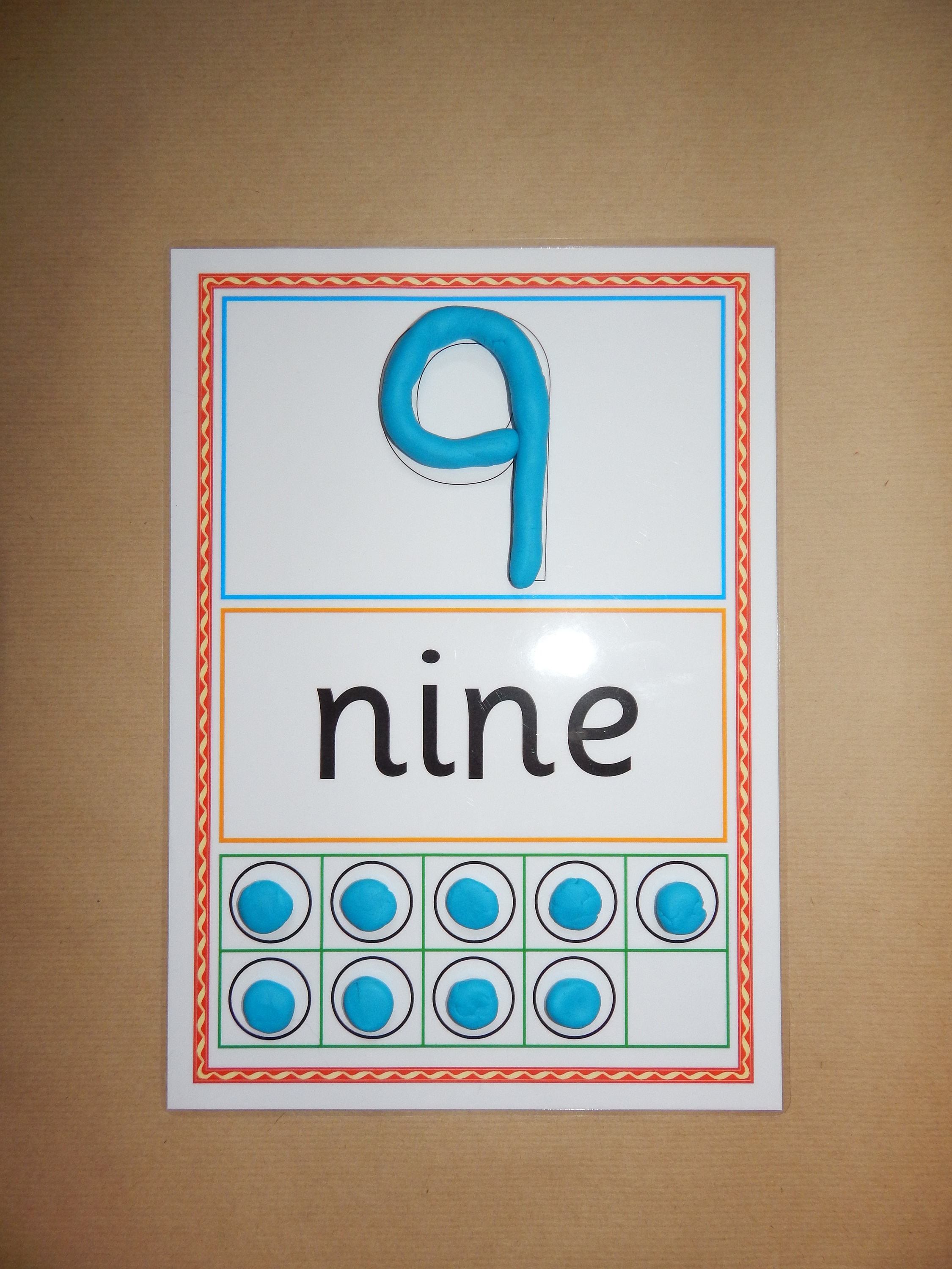 play doh numbers 1 to 10