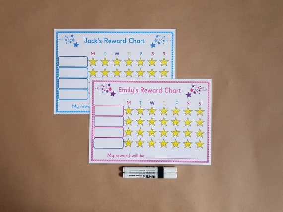 Reusable Reward Charts For Toddlers