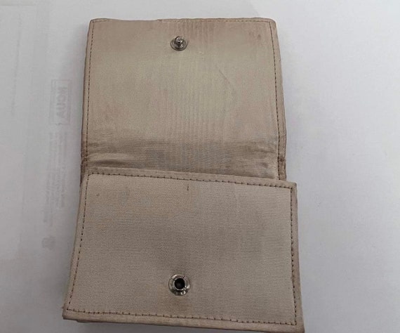 Vintage rhinestone studded wallet 1940s purse acc… - image 3