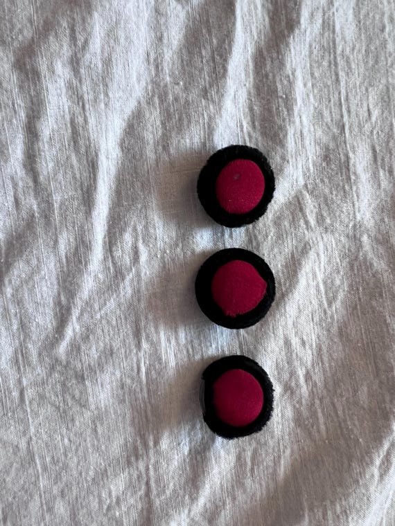 Vintage 1930s beach pajamas jumpsuit red silk - image 14