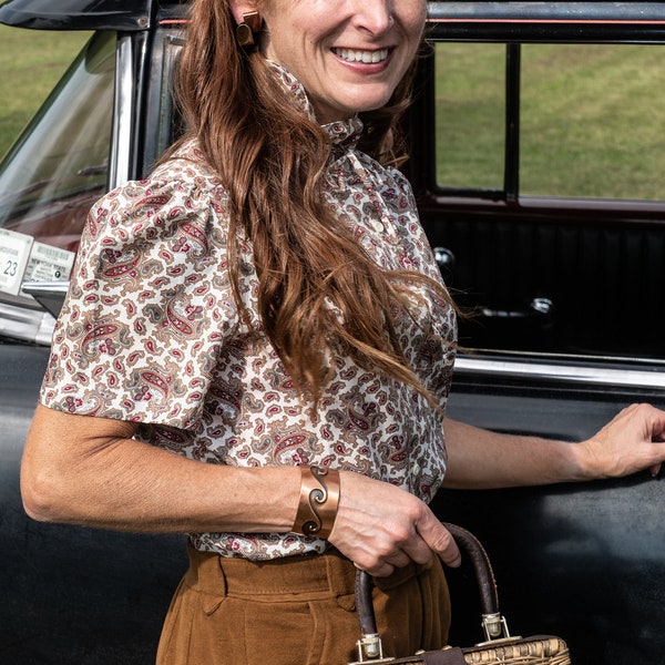 Vintage woven wicker purse with leather trim and gold fittings Simon styled by Mister Ernest 1950s 1960s purse