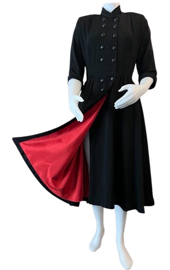 rockabilly winter dress Dress "lucy Black" Cocktail Dress Rockabilly Knee-length Ladies Swing Dance  Dress Circle Skirt Winter Dress Black Jersey Dress Romanit Jersey