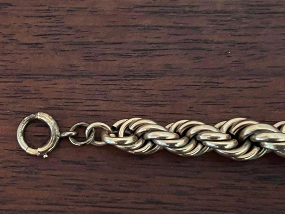 Vintage 12k gold filled spiral rope bracelet by B… - image 5