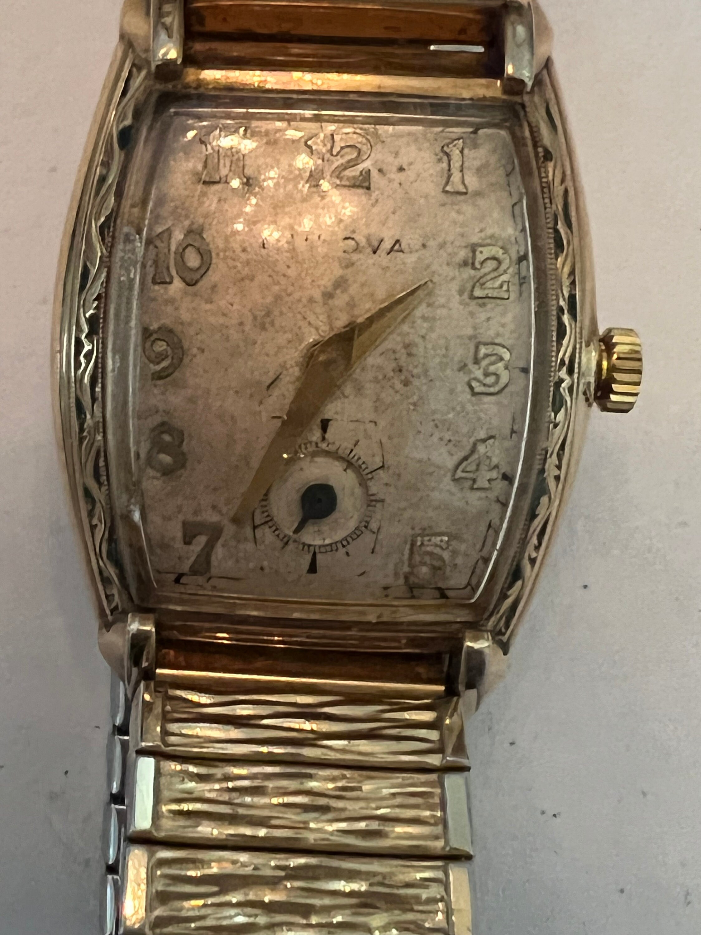 1950s Mens Watch Bulova A9 10kt Rolled Gold Engraved 17 Jewels Working Condition Vintage Mens Gold Wristwatch Speidel Expansion Band Etsy Israel