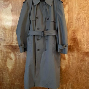 Vintage Mens Trench Coat With Zip Out Lining London Fog by Wamsutta ...