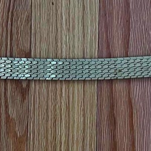 Vintage gold metal stretch belt fish scale infinity belt gold fashion belt gold fashion accessory shiny gold belt