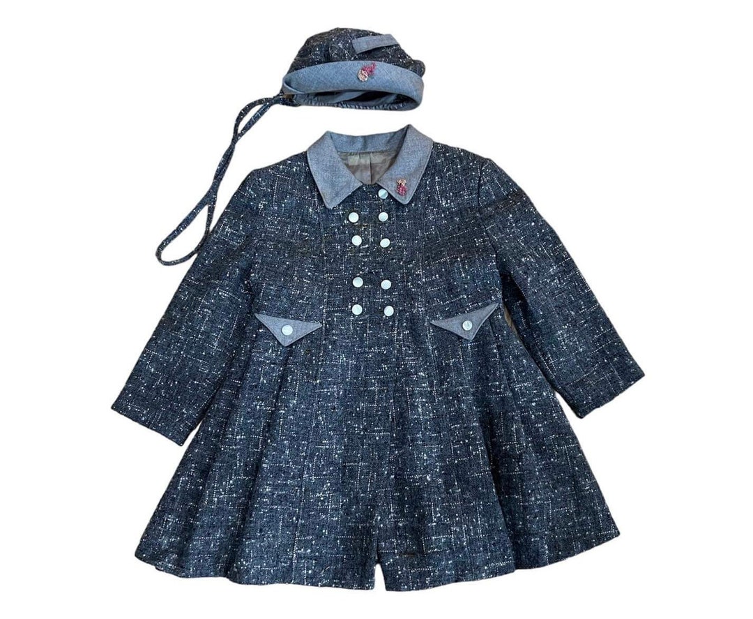 Ensemble Fille Manteau + Bonnet - 2 Pièces Neuf Avec étiquettes