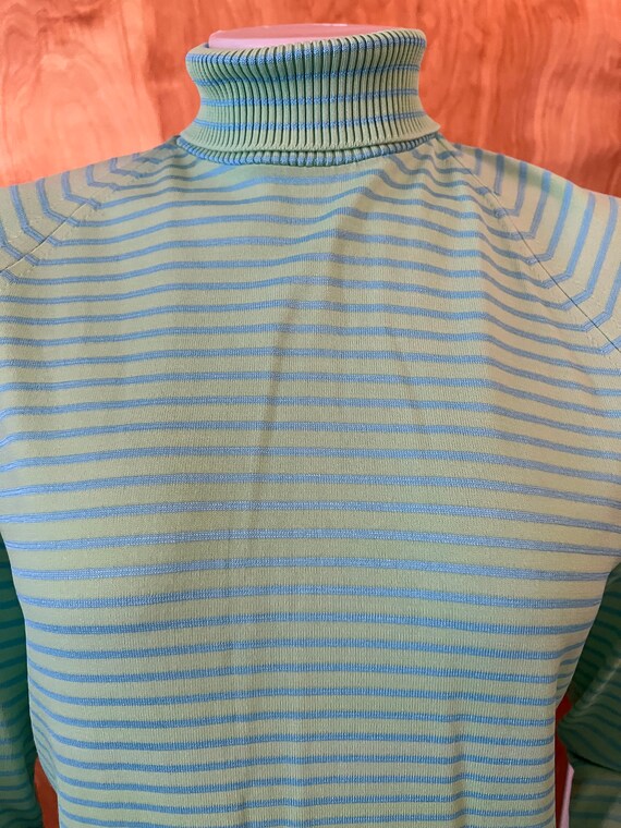 1960s mod stripe top Fully fashioned by darlene b… - image 5