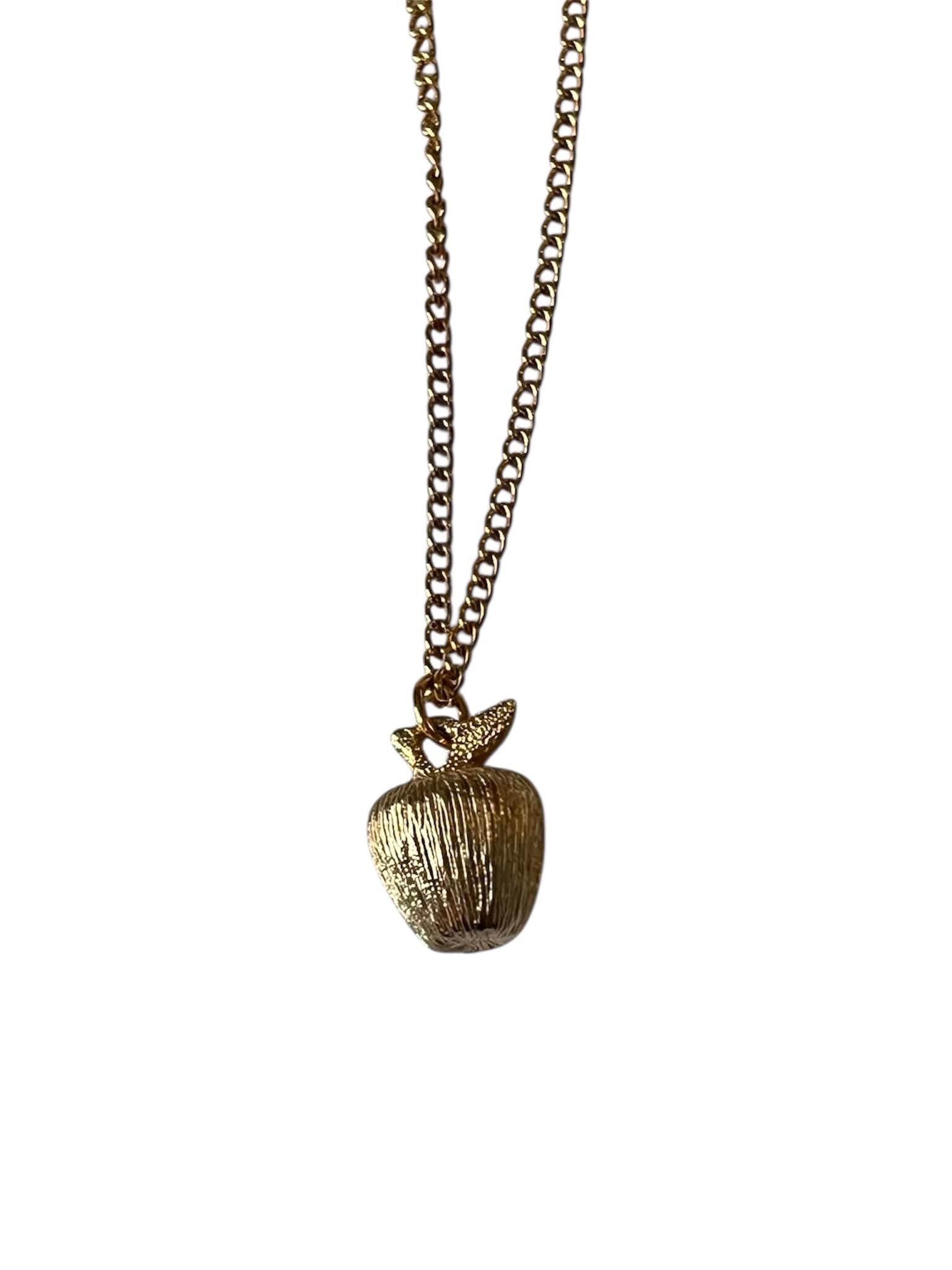 Apple of My Eye Necklace - Etsy