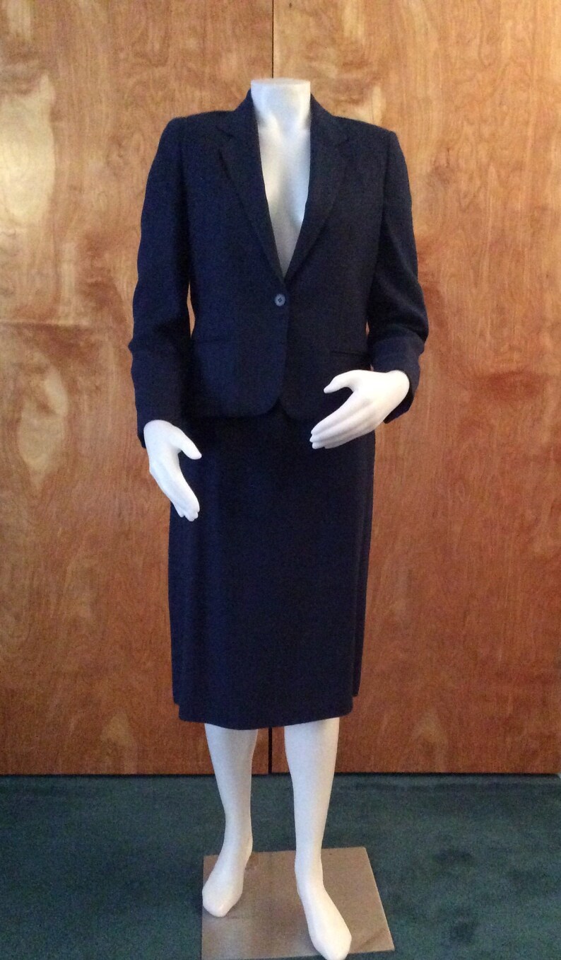 Vintage 1980s Womens Skirt Suit by Raspini New York London
